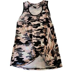 NEW Haptics Womens Sleeveless Top Size-S Camouflage